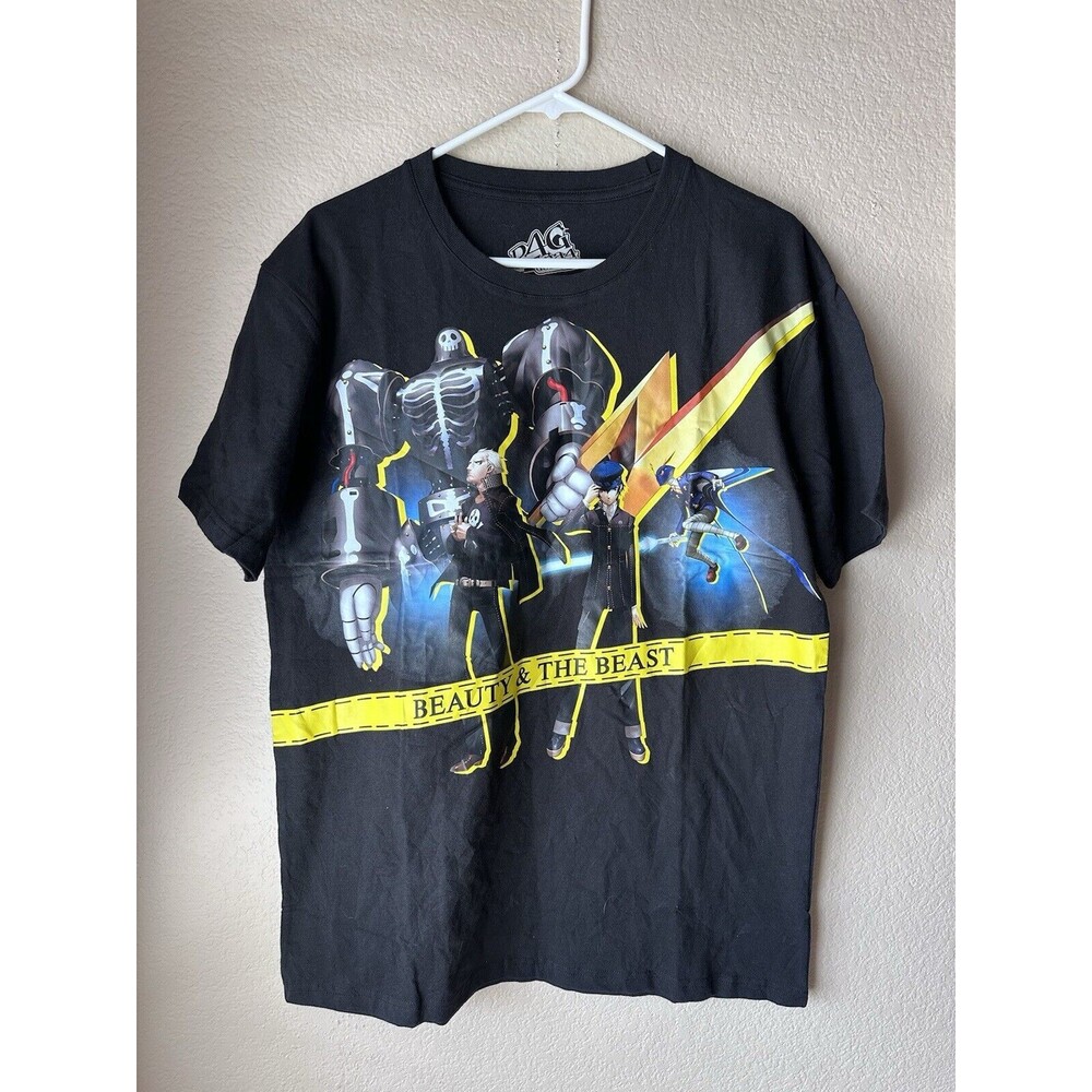 Atlus Persona 4 Golden Licensed Black Graphic T-Shirt Men’s Size Large GUC